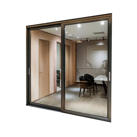 WDMA Waterproof aluminum sliding glass bedroom doors