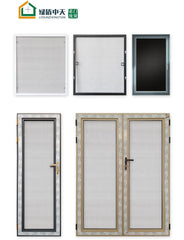 WDMA aluminum profile window and aluminium window door with screen