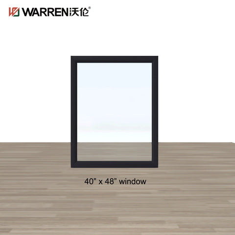 40x48 window hurricane impact security casement/picture window with full tempered glass
