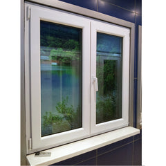 WDMA Double Glazed Glass European Style Customized House PVC Casement Window