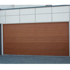 China WDMA black aluminum benefit glass sectional garage garage door industrial