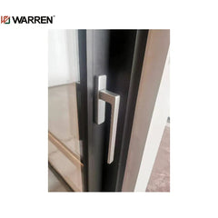 Warren 96x80 Exterior Sliding Glass Door Frosted Glass Sliding Shower Door Sliding Door Electric Blinds