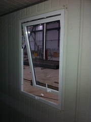 WDMA American Style Hurricane Impact Slider PVC Top Swing Window With Glass