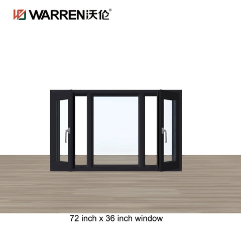 Warren 72x36 window modern apartment cost customized fixed casement window with glass combination