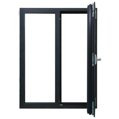WDMA NAMI Certificate  window with  safety tempered with double glazing black thermal break aluminium tilt & turn window