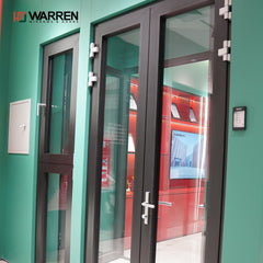 Factory Direct Sale Double Glass Aluminium Soundproof Used Exterior French Doors For Sale