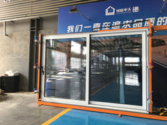 WDMA Thermal break double large glass aluminium sliding door aluminium sliding door for meeting room