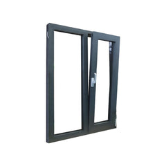 WDMA Thermal break Aluminum casement double glaze with electric blind tilt and turn Window