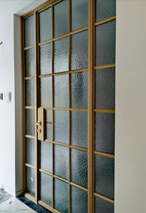 WDMA  Galvanized Steel grid fineline frame window escape door  for villa and garden interior exterior