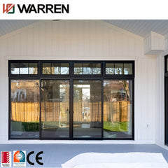 Sliding patio door 96 x 80 double glass horizontal sliding garage door