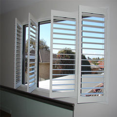 Interior Security Outside Aluminium Shutters Window Outdoor Built-In Windows With Shutter