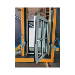 WDMA USA standard double glass aluminium tilt and turn window grille design