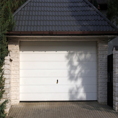 China WDMA Modern Industrial Overhead garage door fiberlass double garage door
