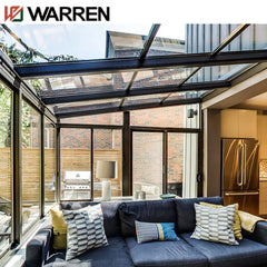 wholesale aluminum portable sun room glass house outdoor veranda sunroom