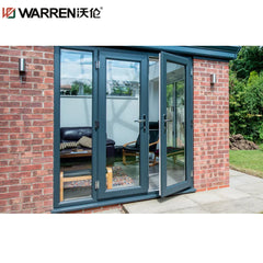 Warren Black Modern Door Black Exterior Door Black Interior Door French Exterior Glass Double Aluminum