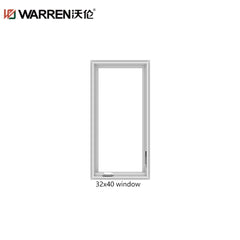 Warren 32x54 Window Black Aluminium Casement Windows Double Glass Window Cost