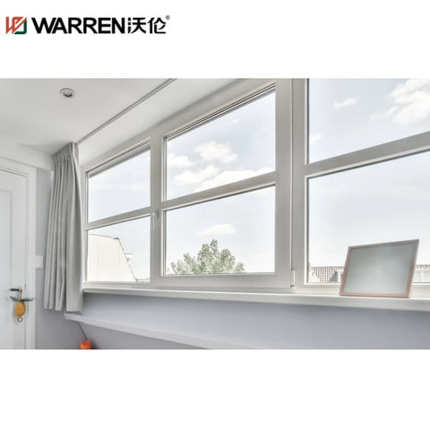 Warren Dual Pane Glass Panels Window Aluminum Glass Window Frame Window That Opens Soundproof