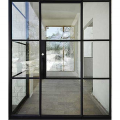 WDMA  steel windows and doors house double glazed steel window steel window and door with grill design