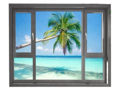 WDMA Waterproof Double Glazed Casement Aluminium Windows Tilt And Turn Window