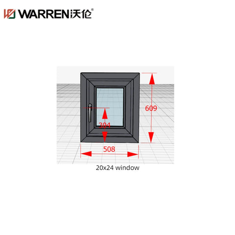 Warren 20x24 Window Flush Casement Windows Inside Flush Casement Windows Agate Grey