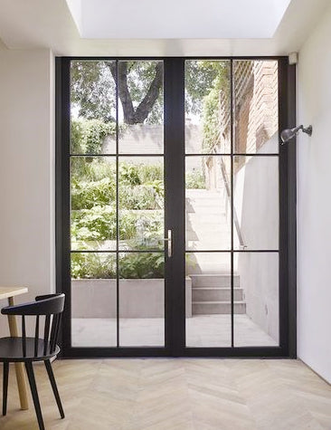 WDMA Interior Iron Grill Door Design New Design Glass Swing Door Steel French Doors