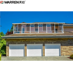 Warren 14x18 Glass Door Garage Prices White Laminate Glass Garage Door Retractable Glass Garage Door