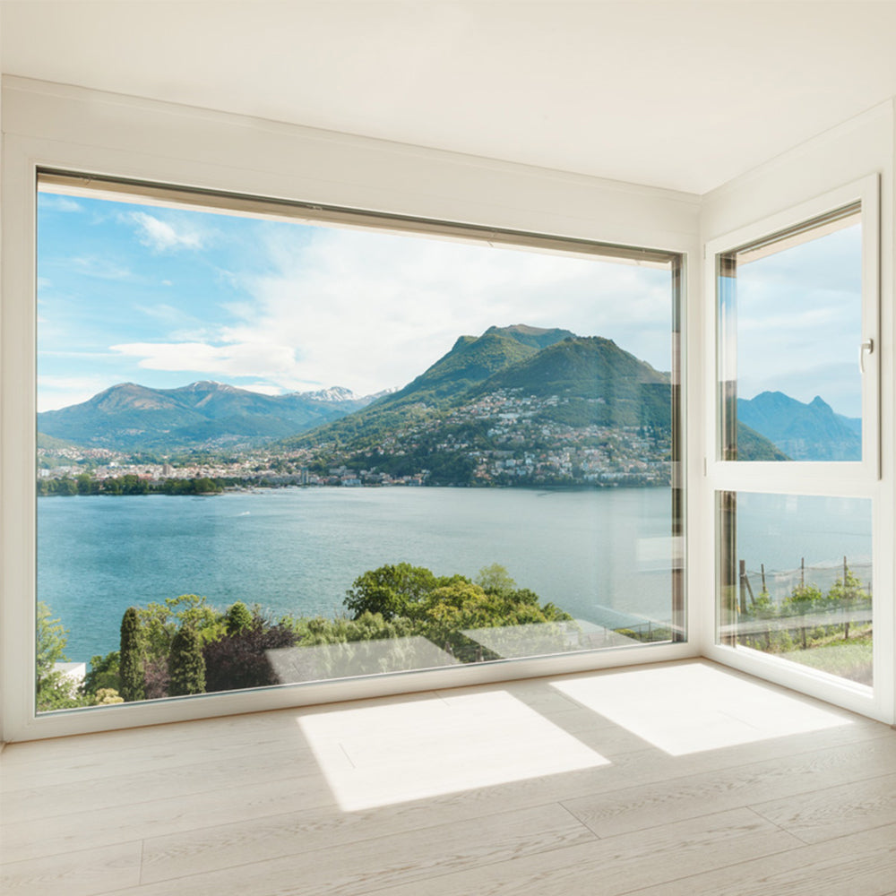 WDMA Aluminium round window with grill design fixed window double glas ...
