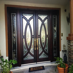 Give $ 100 cash coupon High quality solid wood entry doors
