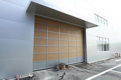 China WDMA Modern PU Shutter Door Remote Control Steel Sectional Garage Door