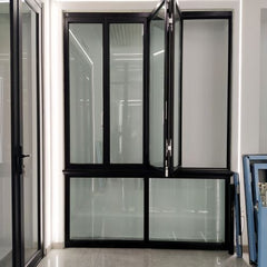 WDMA 4-panel vertical bifold windows &doors bifold window aluminum