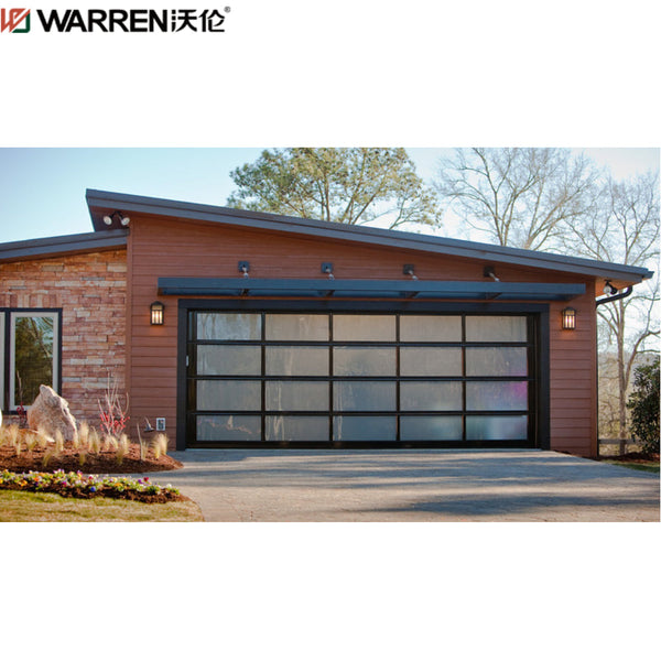 Warren 16x7 Black Garage Door Windows Black Glass Garage Door Cost Black Glass Garage Door