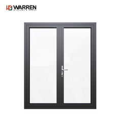 Factory Sale Double Glass Heat Insulation Patio French Hinged Door Aluminum Doors