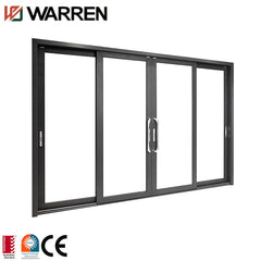 Manual slide doors interior aluminum french sliding door system