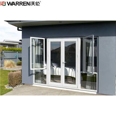 Warren 24 Inch French Doors Front Door With Oval Glass Bathroom Doors Waterproof Patio Double