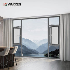 Warren 24x60 window hurricane impact competitive price aluminum tilt and turn windows with screen
