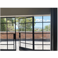 WDMA  window-grill-design-iron partition interior black metal framed windows iron window profile
