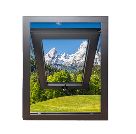 WDMA awning window aluminum casement glass window design