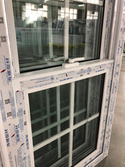 WDMA Modern Cheap Double Glass hung Pvc Window And Door Plastic Upvc Window