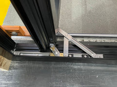 WDMA 5 foot sliding patio door Aluminium French door