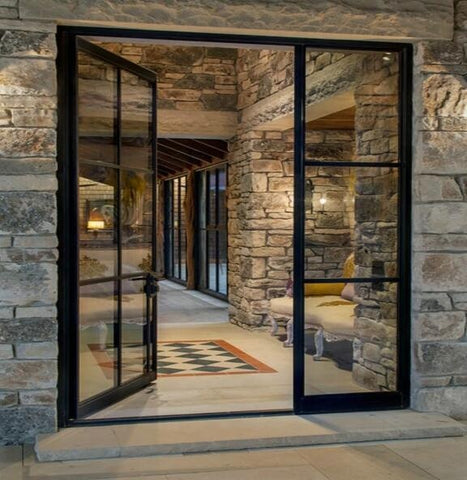 WDMA House Entry Swing Iron Windows And Doors Grill Design