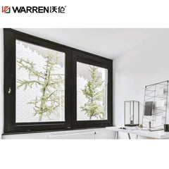 Warren Aluminum Double Glazing Window Glass Casement Window 2 Pane Glass Window Insulated