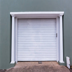 China WDMA Aluminum alloy material frosted glass garage doors motors roller shutter