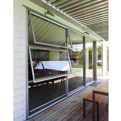 General Aluminum Storm Hinged Windows Extrusions Chain Winder Awning Window Swing Out Window