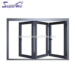 High Quality Aluminum Glass Bifold Window Folding sliding aluminum windows prices on China WDMA