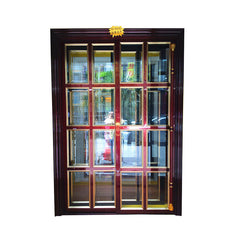 High Quality Home Extrusion Three Panel Sliding Glass Double Aluminum Door on China WDMA