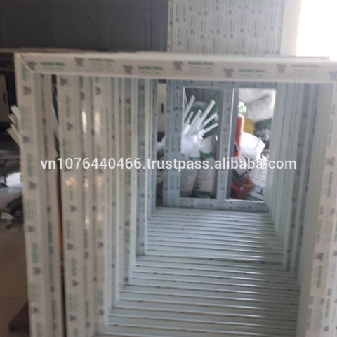 High Quality UPVC window Casement pvc sliding glass window plastic window and door _ Price_WHATSAPP: +84989322607 on China WDMA