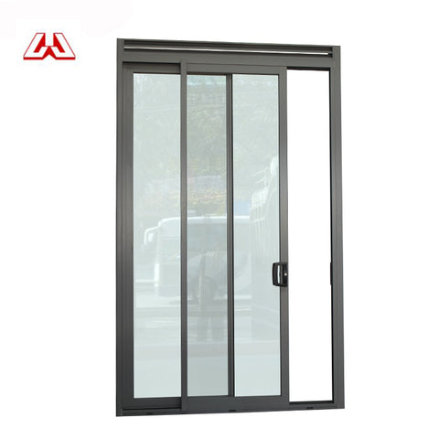 High-quality Pvc Coated Modern Interior Aluminum Front Frameless Glass Aluminum Sliding Door For Hotel on China WDMA