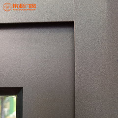 High quality aluminium alloy fluorocarbon black frame sliding glass windows on China WDMA