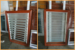 High quality aluminium sash window adjustable shutter frames UB90308 on China WDMA