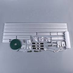 High quality electric aluminium alloy motorized curtain track systems accessories for home window decoration on China WDMA
